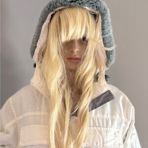 Women's Gray Hooded Jacket